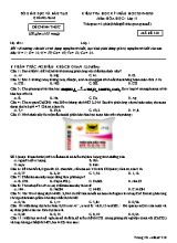 Đề kiểm tra học kỳ I môn Hóa học Lớp 11 - Mã đề 310 - Năm học 2019-2020 - Sở giáo dục và đào tạo Quảng Nam
